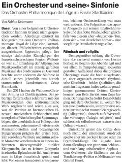 L'OPRL dans le Basler Zeitung