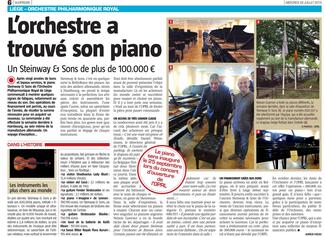 L'Orchestre a trouvé son piano