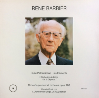 René Barbier disque vinyle Alpha
