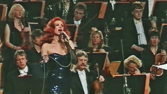 Milva en concert à Liège avec l'OPRL