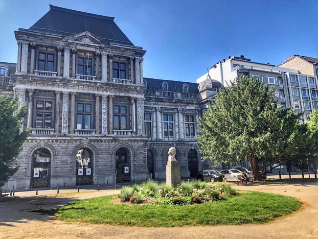 Façade de la Salle Philharmonique de Liège 